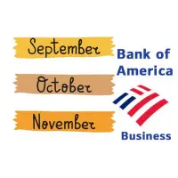 Bank of America Business Statement Bundle – September, October & November 2024 (3-Month Package)
