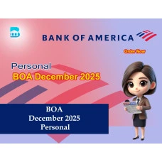 BOA December 2025 Personal Bank Statement Template
