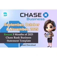 (Sept, Oct & Nov 2025) Recent 3 months of Chase Bank Business statements
